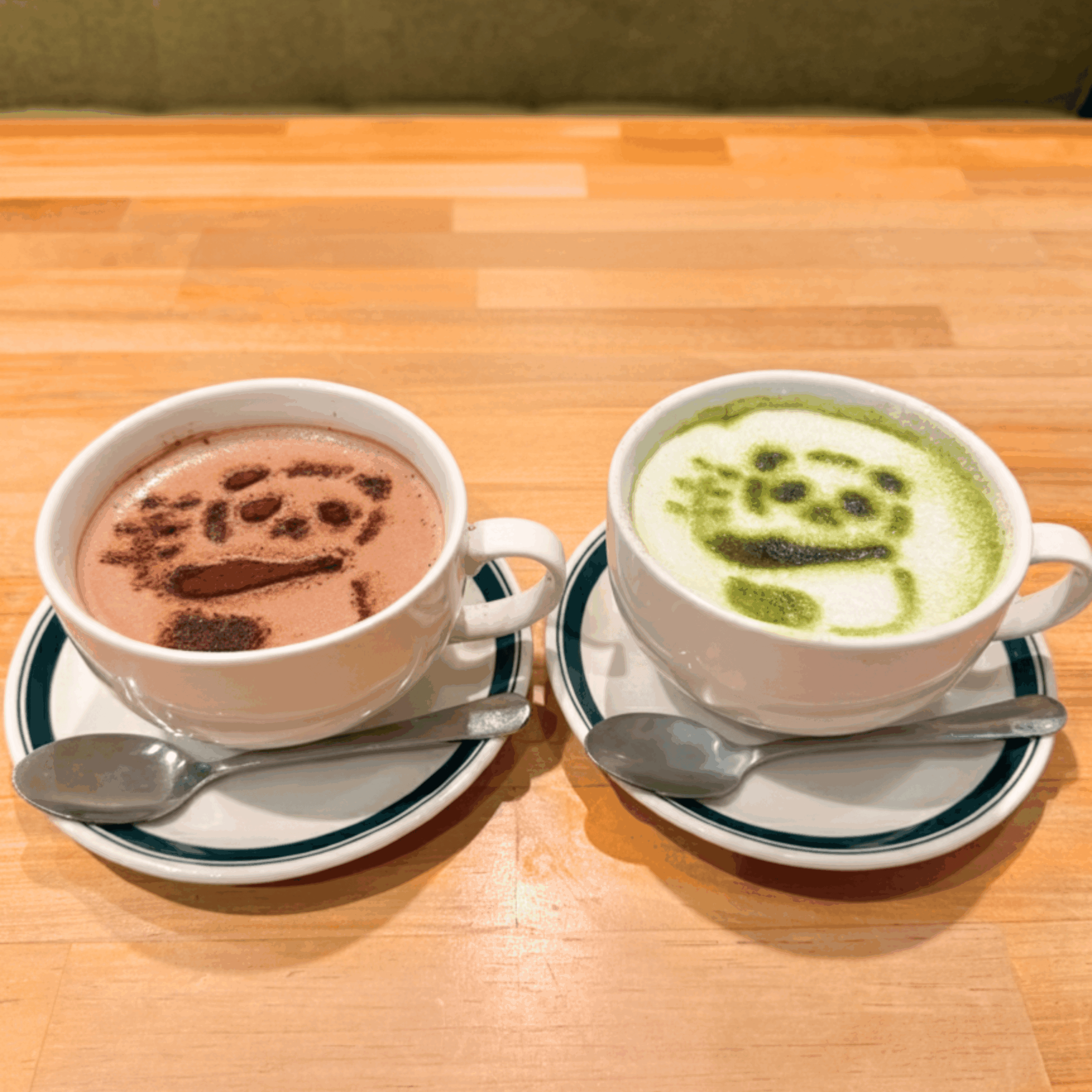 パンダさんパワー ～ココア／抹茶ラテ～