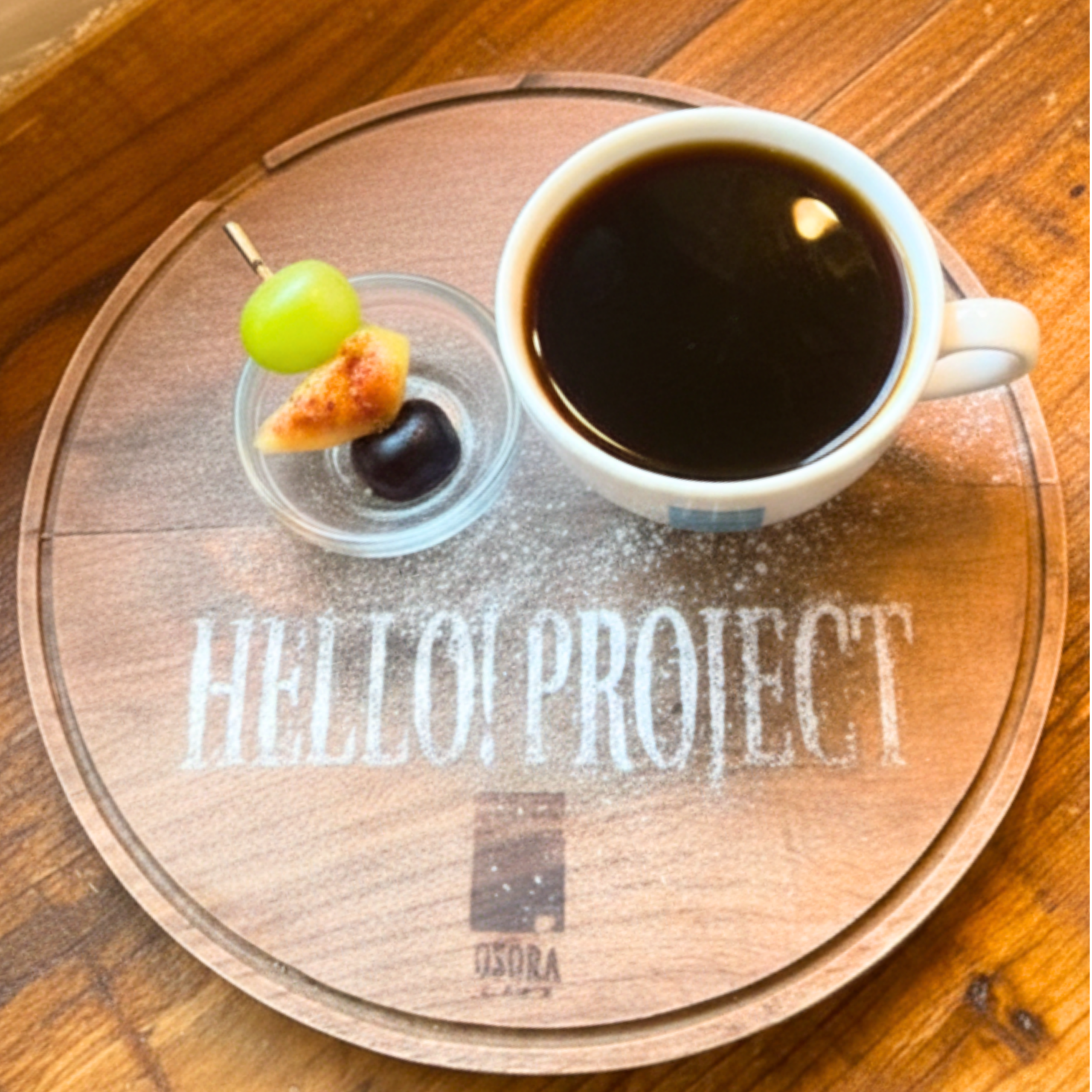 季節の果実とOSORAのドリンクセット